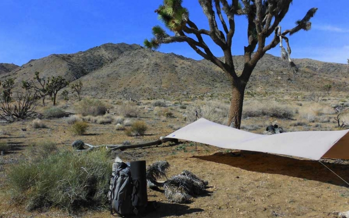 backpacking course for teens in joshua tree